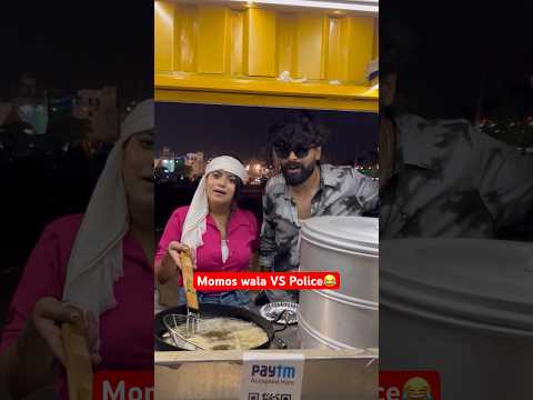 Momos wali VS Police 😂 #shorts #funnyshorts #comedyshorts #ytshortsindia #momosshorts