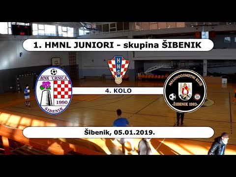 HMNL JUNIORI Šibenik: CRNICA - ŠIBENIK 1983   3:1, 05.01.2019.