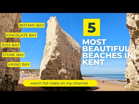 Botany Bay Beach Walking Trail|  Broadstairs, Kent, UK |  Stone Bay | Joss Bay |KingsGate - PROMO
