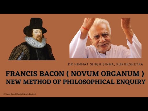 FRANCIS BACON _ Novum Organum _ Inductive Method of Scientific, Philosophical Enquiry