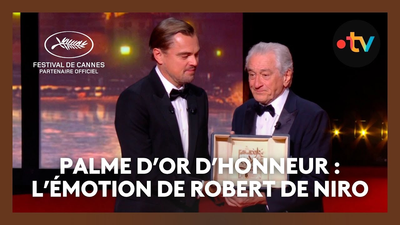 Standing ovation pour Robert De Niro, Palme d'Or d'Honneur à #Cannes2025