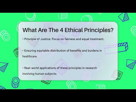 What Are The 4 Ethical Principles? - Philosophy Beyond