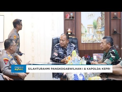 SILAHTURAHMI PANGKOGABWILHAN I DAN PANGKOARMADA I DI POLDA KEPRI
