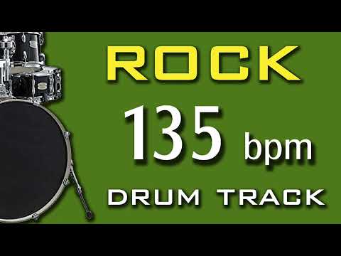 135 BPM - 4/4 DRUM TRACK - ROCK