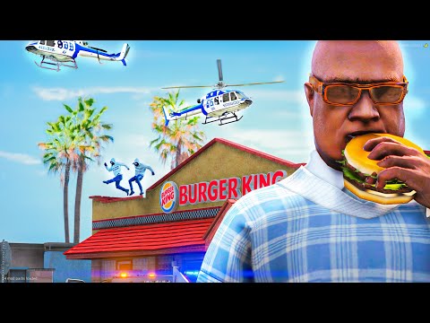 Der Burgerladen wird AUSGERAUBT für 2 Cheeseburger😂 | GTA RolePlay