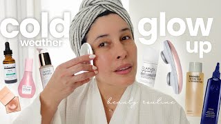 COLD WEATHER GLOW UP : BEST FACIAL at HOME ✨ and MY FALL MORNING SKINCARE ROUTINE using ZIIP HALO