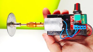 How To make a Mini Cutter machine with DC motor/How to make Grinder Cutter/DC Motor Simple invention