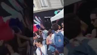 Street Disco Party in Paris after World Cup Win! 15.07.2018