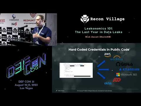 Leakonomics 101 The Last Year in Data Leaks - Recon Village @DEF CON 31