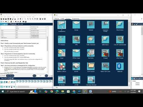 4.1.4 Packet Tracer ACL Demonstration