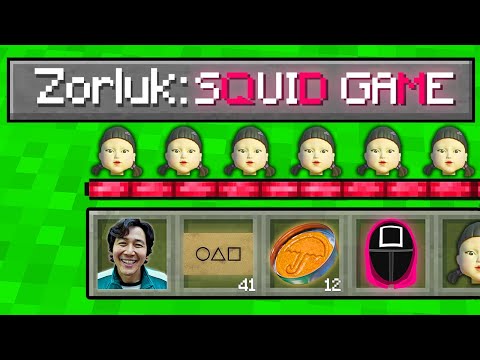 SQUID GAME ZORLUK SEVİYESİ! 😱 - Minecraft