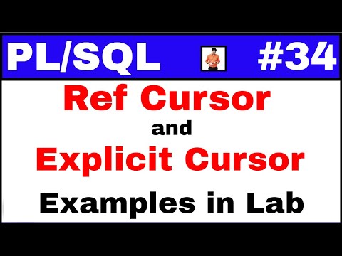 Plsql Tutorial 34 Difference Between Ref Custom And Explicit Cursor Lab