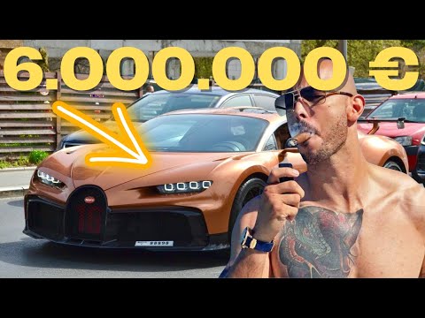 Andrew Tates HEFTIGE Autosammlung | 6 Millionen € Bugatti | G Performance