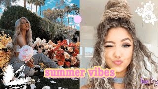 Super Cute Summer Hairstyles 🌻☀️ Beach Waves + Messy Buns Compilation 🌻☀️|