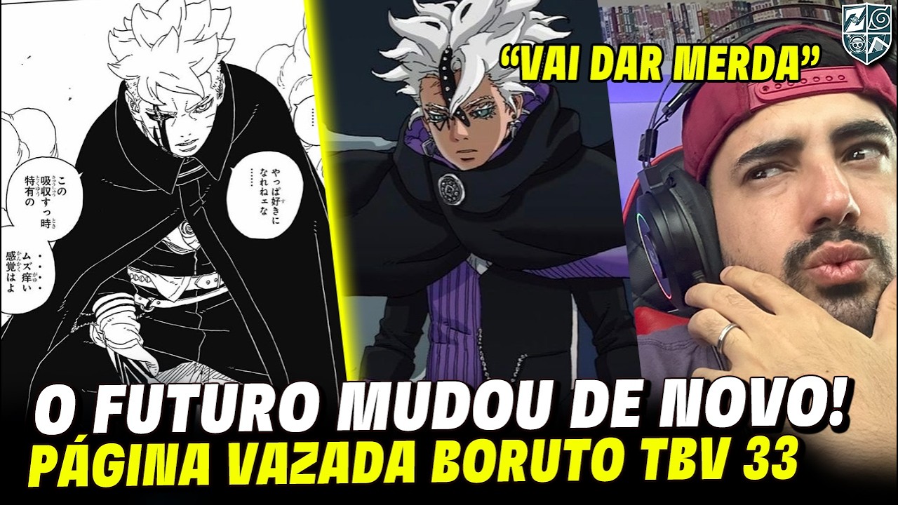O FUTURO MUDOU DE NOVO!!! PÁGINA VAZADA! BORUTO TBV 33 - FRED ANIMES