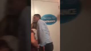 Outside of Aubrey’s American Idol Audition