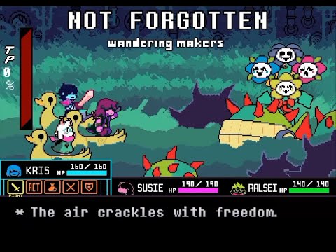 Deltarune Chapter 3 Secret Boss - Immortal Hydrangea