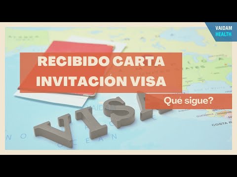 Carta de invitación de visa recibida - Qué sigue?