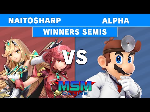 MSM Online 55 - Alpha (Dr. Mario) Vs. NaitoSharp (Pyra Mythra) - Winners Semis