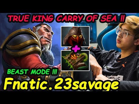 Fnatic 23savage [Lycan] The True King Carry OF SEA Beast MODE vs Jabz Dota 2 Pro gameplay
