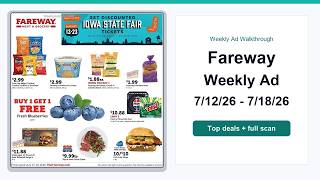 Fareway Weekly Ad (7/12/26 - 7/18/26) Top Deals