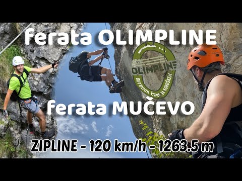 Via Ferrata OLIMPLINE & MUČEVO | With the Longest Zipline in Slovenia