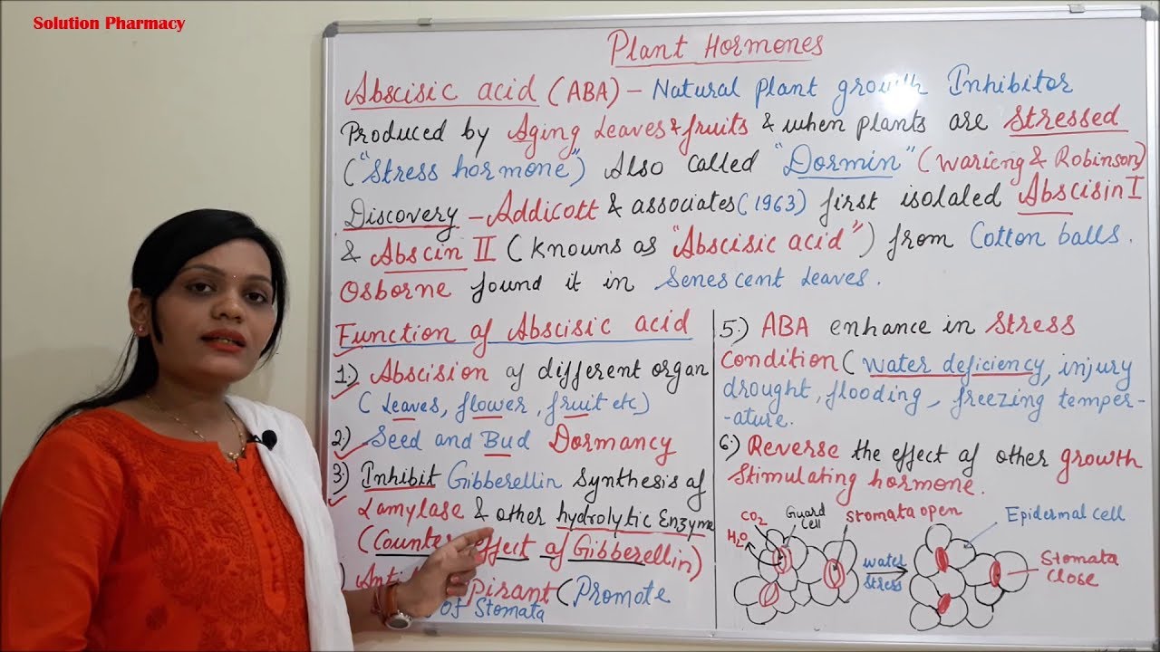Class (28) = Abscisic Acid | Introduction, Function & Application | Types of Plant Hormone (Part 5)