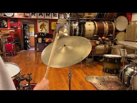 1950's A Zildjian 18" "Small Stamp" Crash/Ride Cymbal 1470g