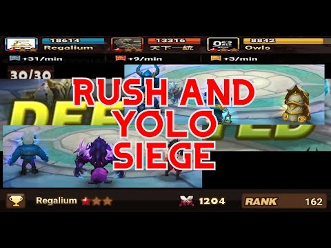(Summoners War) G1 Siege Vs 天下一统 & Owls