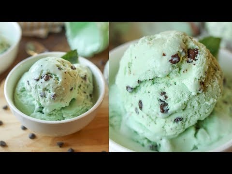 Keto Mason Jar Ice Cream | Mint Chocolate Chip