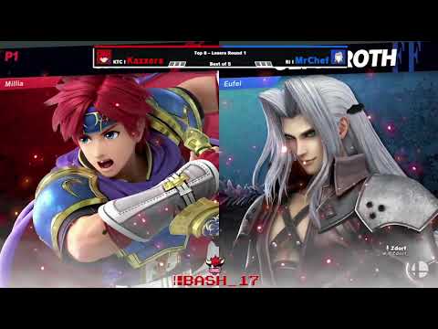 BASH_17 SSBU - FTC | Kazzers (Roy, Ness) Vs RI | MrChef (Sephiroth, Joker, Roy) - LR5