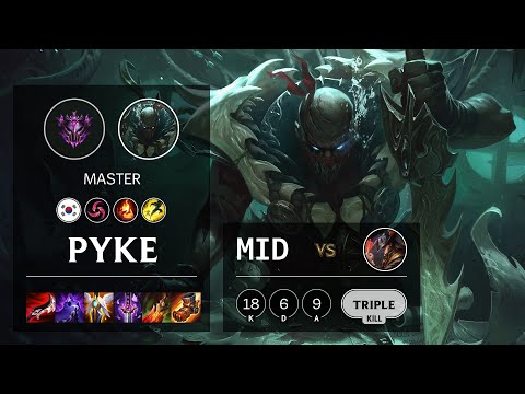 Pyke Mid vs Twisted Fate - KR Master Patch 11.23