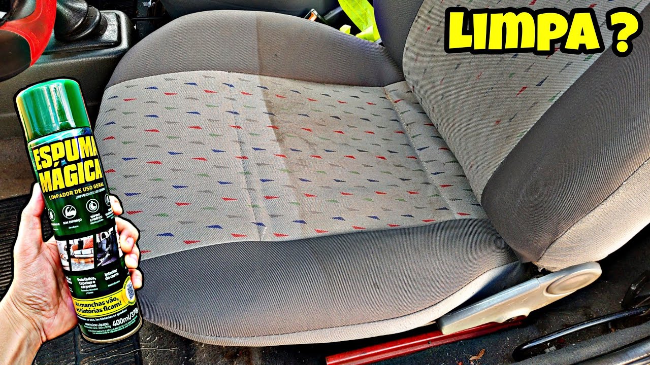 Watch Now Espuma Mágica Limpa o Banco Encardido do Carro  Espuma Mágica Limpa o Banco Encardido do Carro