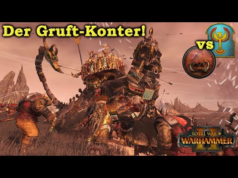Der Gruft-Konter - Grünhäute vs Gruftkönige - Total War: Warhammer 2 deutsch