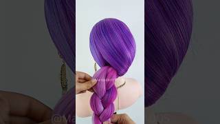 Easy hairstyle for girls 🎀 #braids #beauty #hair #viral #hairstyles