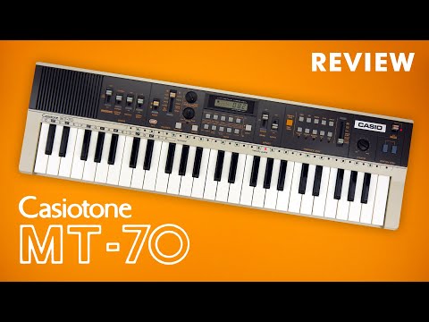 Casio MT-70 Casiotone 49-Key Synthesizer 1982 - 1984 - White / Black image 5