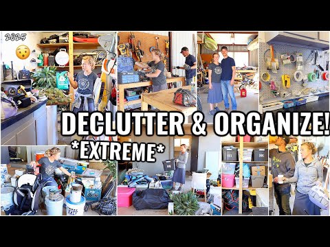 EXTREME DECLUTTER & ORGANIZE!!😅 CLEAN WITH ME | DECLUTTERING AND ORGANIZING MOTIVATION 2025