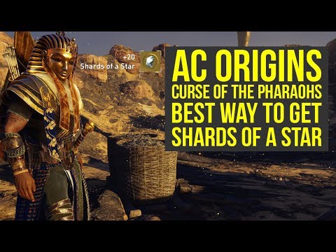 Assassin's Creed Origins DLC Best Way To Get Shards of A Star (AC Origins Curse of the Pharaohs) Video