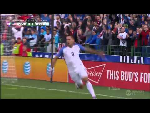 1 0 Clint Dempsey Goal - USA vs. Guatemala 29/03/2016