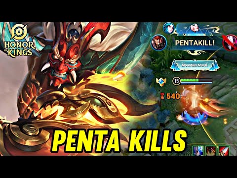 HOK : DIAN WEI GAMEPLAY | PENTA KILLS - HONOR OF KINGS
