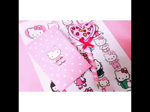 how to make hello kitty note book