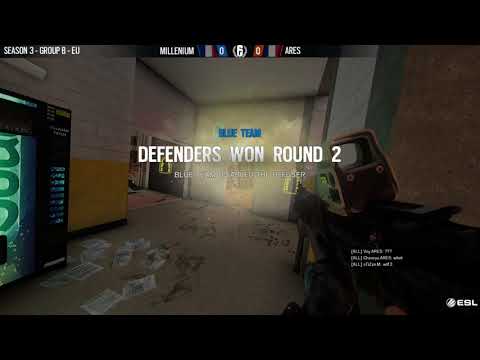 Pro league ready R6 Second floor defuse Millenium vs Ares