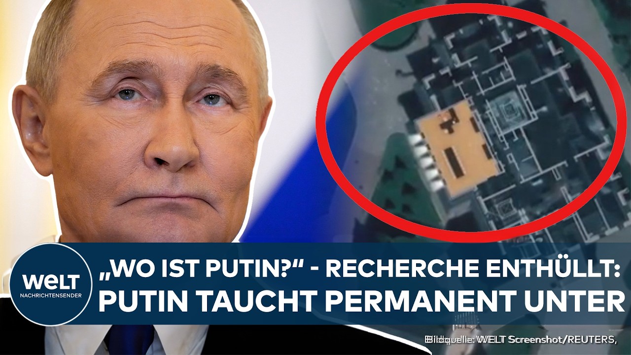 PUTINS KRIEG: Recherche enthüllt Geheimverstecke weit weg von Moskau! So taucht Putin unter