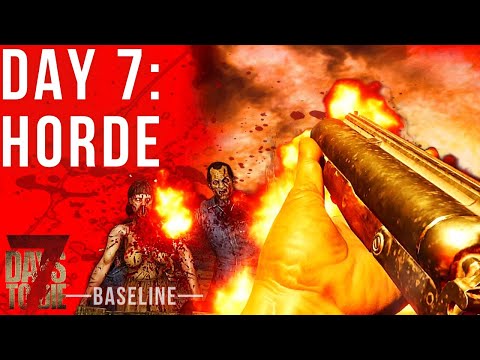 7 Days to Die: First Horde Night & Buried Supplies Goes Wrong! | Alpha 19 (Let’s Play)