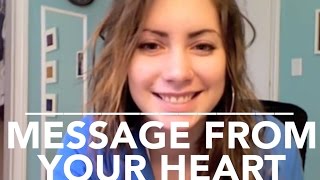 Message from your Heart - Kina Grannis (cover by Jessica Allossery)