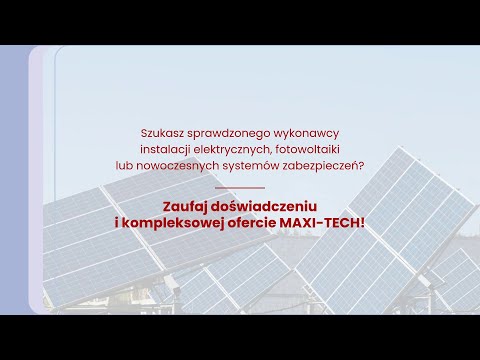 Maxi-Tech Przemysław Turowski - video