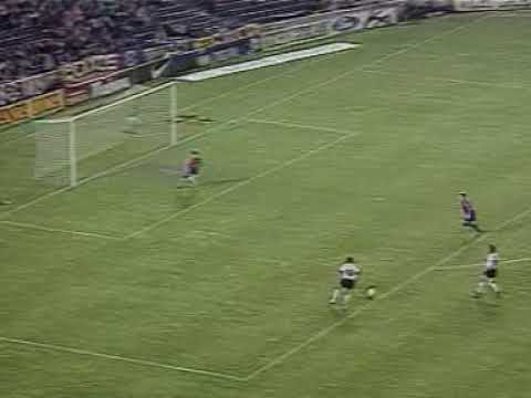 Gol César Brito (UD Salamanca) al FC Barcelona. Temporada 97/98