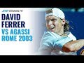 Andre Agassi vs David Ferrer: The Day Ferrer Shocked the Tennis World!