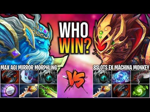 (DUAL PERSPECTIVE) PHENOMENAL CARRY LATE GAME BATTLE MORPHLING VS MONKEY KING | DOTA 2