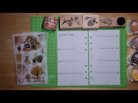 Filofax Wochendeko KW 47